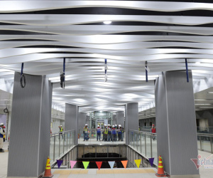Hình ảnh ga ngầm Ba Son tuyến metro số 1 hoàn thành trước 1 tháng