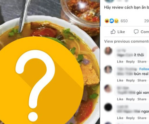 Góc miếng ăn đến miệng còn rơi: Anh chàng thêm mắm tôm vào bát bún riêu thì lỡ tay đổ luôn cả lọ