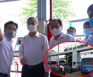 Video: Bến xe An Sương thiếu khai báo y tế khi bị kiểm tra phòng chống Covid