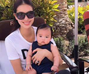 Phạm Hương tung ảnh quý tử lúc 4 tháng tuổi, H’Hen Niê và bạn gái Phillip Nguyễn 'nhanh như chớp' bình luận điều này!