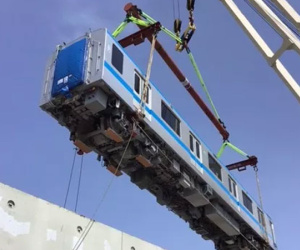Hình ảnh đầu tiên 2 đoàn tàu metro số 1 về cảng TP HCM