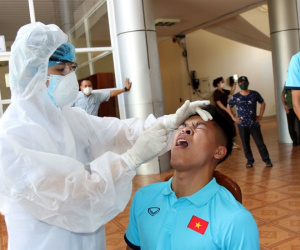 Toàn bộ ĐT U22 Việt Nam âm tính với virus SARS-CoV-2