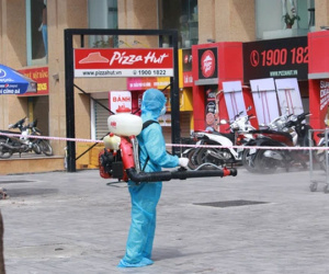 Hà Nội: Phong tỏa tạm thời Chung cư Hồ Gươm Plaza sau khi ghi nhận ca dương tính với SARS-CoV-2