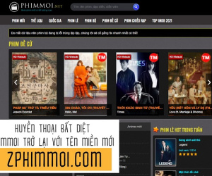 Phimmoi.net bất ngờ hồi sinh trở lại với tên 'zphimmoi.com'