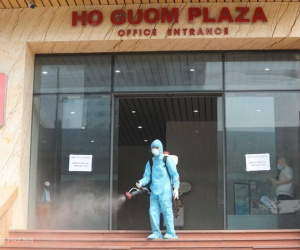 Phong tỏa Chung cư Hồ Gươm Plaza và tòa CT7 chung cư Boo young sau khi ghi nhận ca dương tính với SARS-CoV-2