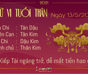 Tử vi thứ 5 ngày 13/05/2021 của 12 con giáp: Tị hào hứng, Hợi mất tập trung