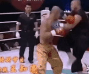 'Lỗ Trí Thâm' làng võ Trung Quốc bị 'đệ nhất Thiếu Lâm' đánh bại trong trận đấu gây cười