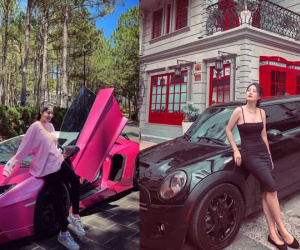 Thêm 1 chị gái nhà giàu gây choáng: Sở hữu cả bộ sưu tập siêu xe, mặc áo màu gì - đi xe màu đó!