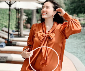 Bảo Thy để lộ vòng 2 lớn rõ rệt giữa nghi vấn mang thai con đầu lòng
