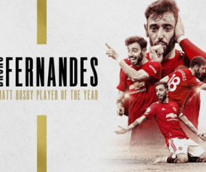 Bruno Fernandes xuất sắc nhất MU mùa thứ 2 liên tiếp