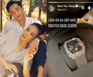 Bóc giá đồng hồ hàng hiệu Cường Đô La vừa tặng vợ