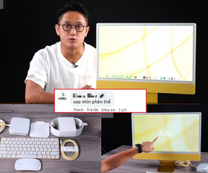 Rò rỉ hình ảnh thực tế cùng phụ kiện 'ton sur ton' của iMac 2021, nhưng sao nhìn như đồ chơi thế này?