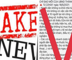 Thông tin lan truyền trên mạng 'TP HCM yêu cầu người dân không ra khỏi nhà từ 22h' là giả mạo