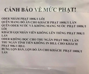 Quán ăn đưa ra 7749 quy định phạt nhân viên siêu khắt khe khiến dân tình tranh cãi ầm ĩ, nghe chia sẻ từ người trong cuộc còn phẫn nộ hơn