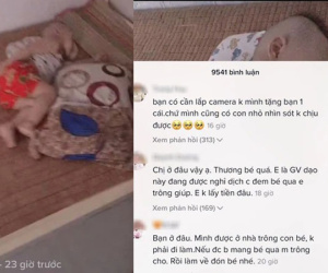 Đăng clip quay cảnh khoá cửa phòng trọ để con nằm ngủ một mình vì phải đi làm không có ai trông, phản ứng của dân mạng khiến người mẹ trẻ rơi nước mắt