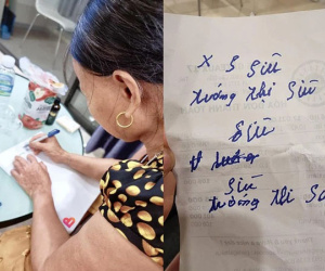 Người mẹ 65 tuổi lần đầu viết được tên mình lên giấy: Đó là chữ ký quan trọng bậc nhất với cuộc đời bà