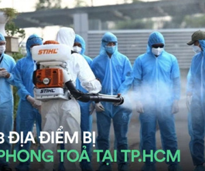 Infographic: Những địa điểm nào đang bị phong tỏa vì Covid-19 tại TP.HCM?