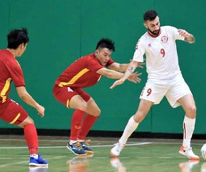Hòa Lebanon, ĐT futsal Việt Nam đành chờ vé World Cup ở trận lượt về