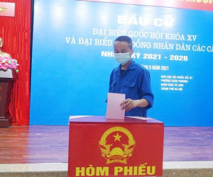 Hơn 2 nghìn cử tri tại Trại tạm giam số 1 Hà Nội bỏ phiếu bầu cử