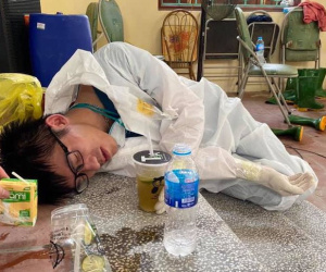 Những hình ảnh nhói lòng ở tâm dịch Bắc Ninh