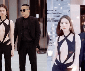 'Cháy mắt' clip Ngọc Trinh diện áo mặc như không khoe da thịt lõa lồ bên Vũ Khắc Tiệp, xem clip mà toát mồ hôi vì lo hớ hênh