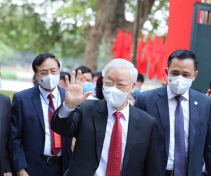 Chùm ảnh: Lãnh đạo Đảng, Nhà nước đi bầu cử, thực hiện quyền, nghĩa vụ công dân