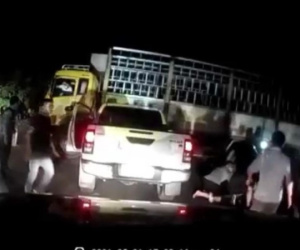 Dùng bàn chông, nổ súng chặn bắt ô tô chở ma túy