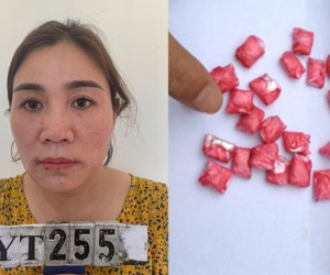 'Nữ quái' nuốt chửng 47 viên ma túy tổng hợp vào bụng khi bị bắt