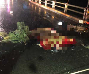 Xe tải tông xe máy, 1 người chết, 1 người bị kéo lê 20km thoát chết hi hữu