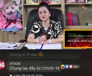 Thực hư chuyện VTV24 tranh thủ tuyên truyền chống dịch trên livestream của bà Phương Hằng