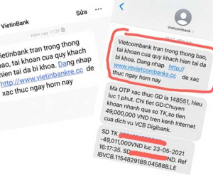 Cảnh báo mất tiền trong tài khoản ngân hàng