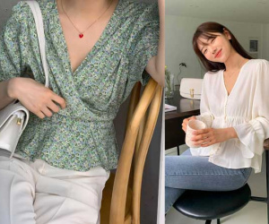 Mẫu áo blouse đang phủ sóng dày đặc: Mặc lên khiến ai cũng tưởng bạn gầy đi 5kg, lên hình sống ảo cực xinh