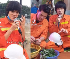 Thân thế thật sự của chàng thợ điện đang 'gây sốt' trên Tiktok nhiều tháng nay