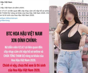 BTC Hoa hậu Việt Nam chính thức lên tiếng về nữ diễn viên bị lộ clip nóng
