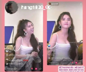 Ngọc Trinh dính 'lời nguyền' cam thường: Mặt sưng vù, lộ 'rổ' khuyết điểm trên livestream, khác 1 trời 1 vực ảnh sống ảo