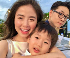 Vợ chồng Nam Thương - Ba Duy thông báo có tin vui, netizen chúc mừng Đậu lên chức anh!
