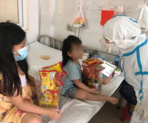 Ngày Quốc tế Thiếu nhi đặc biệt của các cháu bé mắc Covid-19 ở Đà Nẵng