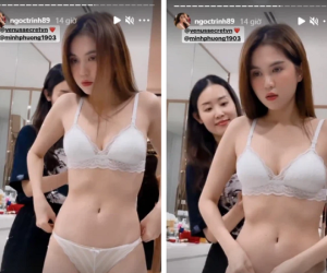 Ngọc Trinh vô tư đăng clip chỉnh sửa nội y, để lộ cả đồ bảo hộ bên trong nhìn mà 'thót tim'