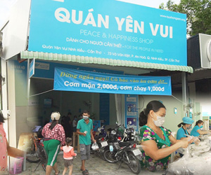 Video: Quán cơm từ thiện 2.000 đồng 'no căng bụng' ở Tây Đô giữa mùa dịch