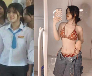 Bị đánh hội đồng khi còn đi học, cô gái 'khúc giò' giảm cân, sở hữu thân hình cực chuẩn