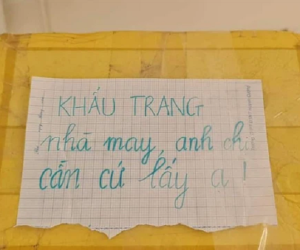Góc cute xỉu: Sinh viên Ký túc ĐHQG ghi vài lời ấm lòng trước khi rời đi nhường chỗ cho người đến cách ly