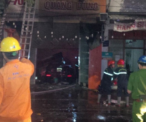 Quảng Ngãi: 4 người tử vong thương tâm trong vụ cháy cửa hàng điện