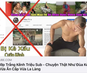 SỐC: 'ANH EM TAM MAO' bị bên khác đăng ký bản quyền, kênh YouTube 'triệu' lượt đăng ký sẽ bị đánh sập trong 1 nốt nhạc?