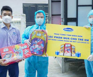 Quỹ sữa Vươn cao Việt Nam và hành trình mang sữa đến với trẻ em Điện Biên giữa đại dịch