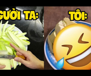 Gọt xoài 'cục súc' chuẩn phong cách gái vụng Việt Nam, ngày đầu về ra mắt nhà chồng mà thế này thì 'toang' hết!