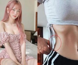 Mang danh hot girl phòng gym, cuối cùng Lê Bống lại phải nhờ đến photoshop để có vòng eo con kiến