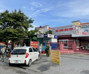 Phong tỏa Bệnh viện Đa khoa Hà Tĩnh vì nghi có ca mắc COVID-19