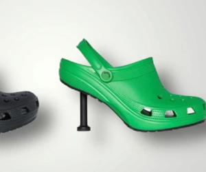 Trời mưa, đám mây thì ra nước còn Balenciaga X Crocs thì ra loại giày cao gót này!