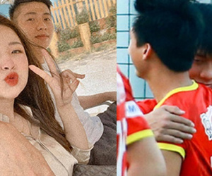 Vợ Phan Văn Đức 'ghen' khi nhìn chồng ôm Tuấn Anh ở Dubai
