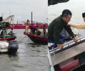Video: Cứu sống ngư dân đi bán cá bị đuối nước trôi trên biển